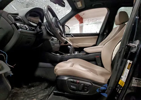 2016 BMW X3 xDrive28I из США, поврежденный, VIN 5UXWX9C5XG0D81692